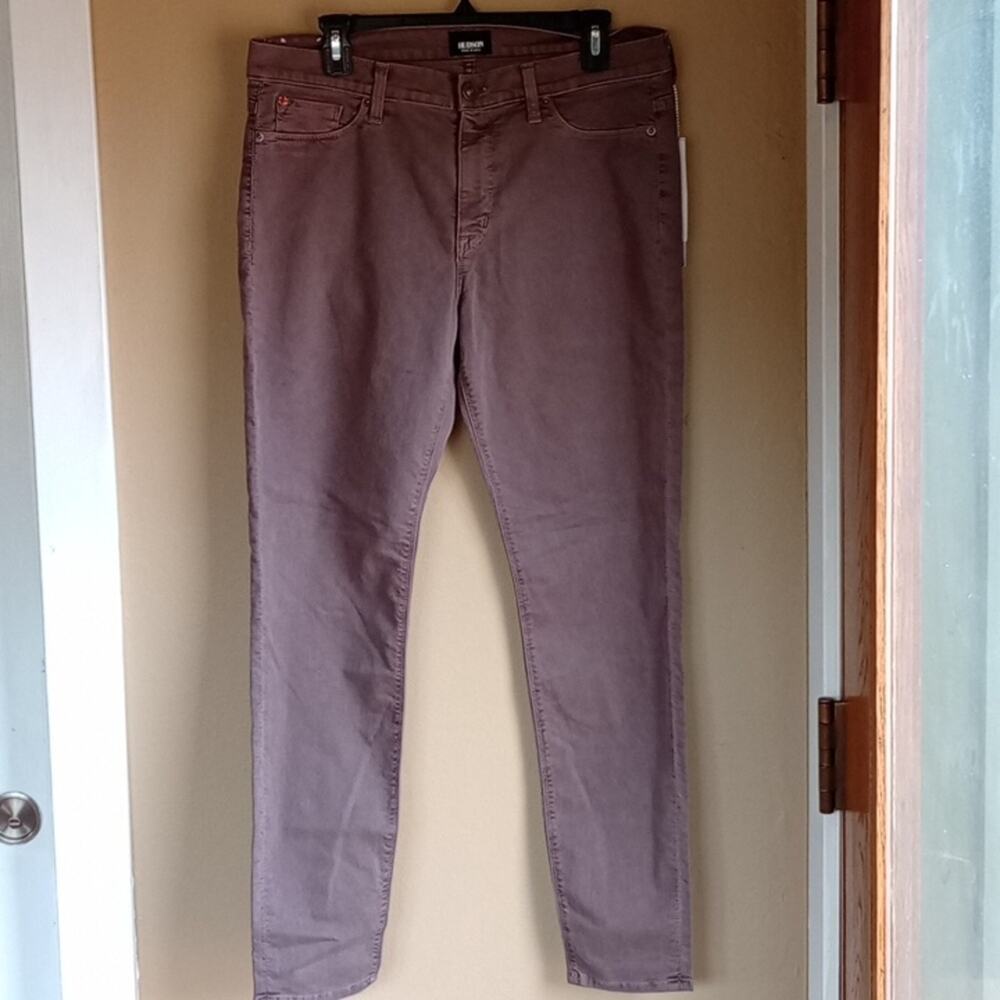 Hudson midrise nico Skinny Jeans Fall inspired Tope Brown Classic Size 32 New